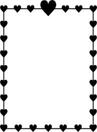 Black And White Border Photo Frame Design Black Hearts Border Frame Free Clip Art Clip Art Borders Flower Border Clipart Heart Border