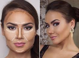 Highlighting Contouring Face Chart By Samina Khan Musely