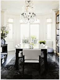 Black And White Dining Room Table And Chairs Bring It Home Fancy Fixtures Black And White Dining Room White Dining Room Home