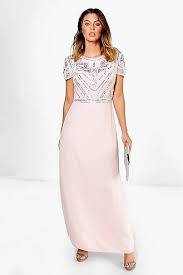 Boutique Beaded Cap Sleeve Maxi Bridesmaid Dress Boohoo Top Maxi Dresses Maxi Bridesmaid Dresses Latest Maxi Dresses