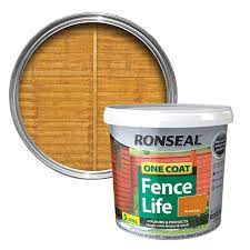 Paint when i feel like it, and if i really don't want to paint then i don't! Ronseal Harvest Gold Matt Shed Fence Stain 5l