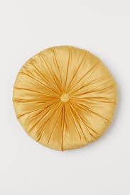 Egg chair cushion, outdoor cushion replacement for hanging egg chair swing, thicken round hanging hammock chair cushion only, washable papasan chair cushions yellow mbvbn 3.5 out of 5 stars 2 $69.97 $ 69. Round Velvet Cushion Yellow Home All H M Gb In 2021 Velvet Cushions H M Home Round Cushion