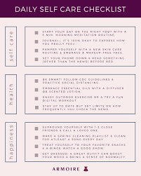 How to get seriously organized using a checklist will. A Daily Self Care Checklist A Nurse Fighting Covid 19 Reccomends