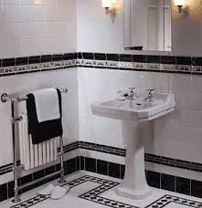 Black And Gold Art Deco Bathroom Braxton And Yancey Art Deco Design Art Deco Bathroom Art Deco Bathroom Tile Art Deco Interior