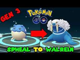 Evolve Spheal Pokemon Go