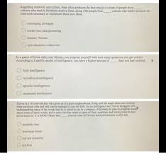 Nov 02, 2021 · a comprehensive database of more than 29 problem solving quizzes online, test your knowledge with problem solving quiz questions. Solved Regarding Creativity And Culture What Often Produces Chegg Com