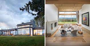 Architecture And Interior Design Firm Rowland Broughton Has Designed The Modern Renovation Of A Fam Sunken Living Room Colorado Homes Modern Houses Interior