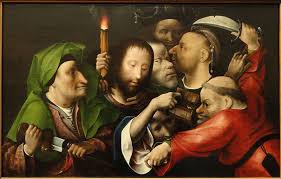 The Arrest Of Christ Hieronymus Bosch C 1515 Oil On Panel San Diego Museum Of Art Vibrant Colors Hands Illumination Hieronymus Bosch Art Bosch