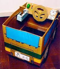 早未恵理の あそび tips 手作りおもちゃ 手作り おもちゃ 車 おもちゃ