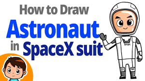 A spacesuit is much more than a set of clothes astronauts wear on spacewalks. How To Draw Astronaut In Spacex Suit 2020 Step By Step Youtube