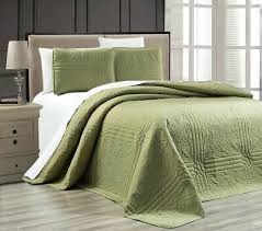 Maybe you would like to learn more about one of these? Full Queen Cal King Solid Sage Green 3 Pc Quilt Set Coverlet Bedspread Bedding Bed Spreads Coverlet Set Green Bedding