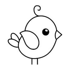 Cute Stylized Cartoon Bird Self Inking Stamp Zazzle Com In 2021 Cartoon Birds Cute Coloring Pages Easy Drawings For Kids