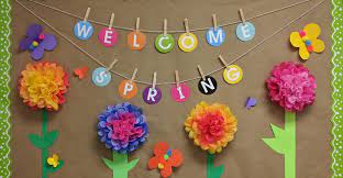 A flower, a bird, an egg or a butterfly. Decorating Your Classroom For Spring