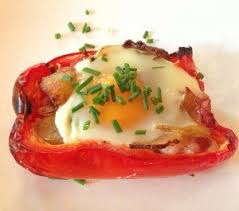 Poivrons Farcis A L Oeuf Recette Espagnole Recette Recettes De Cuisine Recette Poivron Farci Poivrons Farcis