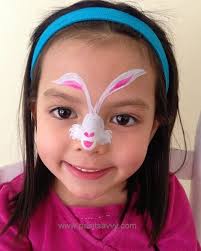 Get ready to paint the cutest and fastest bunny ever! Easter Bunny Face Paint Tutorial Mouths Of Mums Cute766