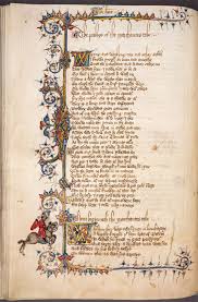 The Ellesmere Manuscript The Canterbury Tales The British Library Illustrated Manuscript Illuminated Manuscript Medieval Manuscript