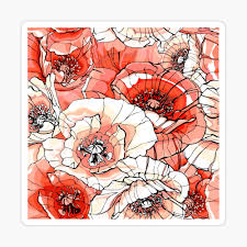 Bnwt laura ashley red poppy silk mix boned strap(less) floral dress size 16. Poppies Are Big Pink Red Flowers For Seamless Textures Fabrics Postcards Packaging Vector Drawing By Hand Graphics Poster By Diriza Redbubble