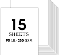 Amazon.com: KIVTFF 11x17 Large Cardstock A3 Paper, 15 Sheets ...