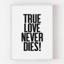 When you see that elderly couple walking hand in hand on the sidewalk, it looks so sweet. True Love Never Dies Print Mint May