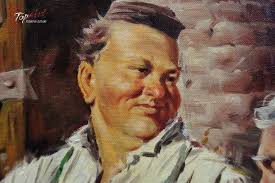 PRÓBA WINA niezwykły obraz olejny POLECAM!!!