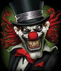 Pin Von Diana Degeneres Auf Psychotic Clowns Clown Gesichter Gruseliger Clown Gruselige Bilder