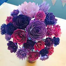 Storing and keeping crepe paper flowers. Diy Paper Wedding Bouquet And Matching Flower Girl Barrettes Hello Creative Family