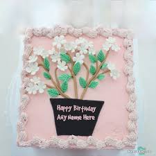 Beautiful happy birthday images with flowers and cakes. Beautiful Happy Birthday Wife Cake With Name