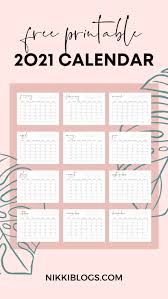 5 how to make a 2021 yearly calendar printable. Free Printable Calendar 2021 Easy To Download Print Monthly Pages