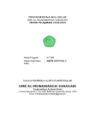 Peraturan pemerintah no.19 tentang standar nasional pendidikan. Program Wali Kelas Smk Al Munawaroh Sukasari
