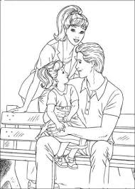 Family coloring pages to print. 40 Free Barbie Coloring Pages Printable