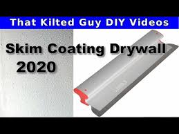Construction, drywall finisher, painter, reconstruction. How To Skim Coat A Wall Fast With A New 24 Drywall Skim Coating Blade This Is Game Changing Youtube