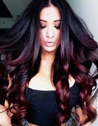 Popular hair extension to dye of good quality and at affordable prices you can buy on aliexpress. The Coats Black Hair With Deep Purple Red Ombre Dip Dye Hair And Beauty Redombrehair Red Ombre Hair Hair Styles Ombre Hair Color