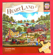 This project will allow for your class to design and create their own jigsaw puzzle! Bonnie White A Roadside Stop Master Pieces 500 Piece Jigsaw Puzzle Complete Bonnie Jigsaw Puzzles 500 Piece Jigsaw Puzzles