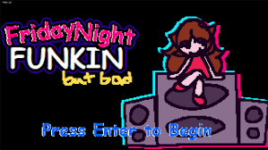 The game revolves around the player character, simply named boyfriend, who has to defeat an array of characters in singing and rapping contests for him to be able to date his love interest, girlfriend. Friday Night Funkin But Bad Friday Night Funkin Mods