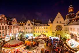 Geh mit den jungs von einshoch6 über die stände! Weihnachtsmarkt In Koblenz