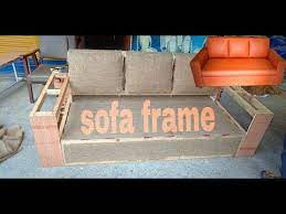 How To Make A Simple Sofa Frame At Home Youtube Sofa Frame Simple Sofa How To Make Sofa