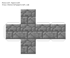 Large enough for a sign, yet small enough to handle. Papercraft Cracked Stone Brick Minecraft Printables Minecraft Crafts Paper Crafts