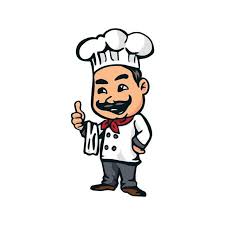 المطبخ الإيطالي الحديث شعار طاه المعكرونة Chef Logo Italian Cuisine Chef