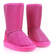 Fuchsia Nn Slip On Blink Kids Shoes Girls Youth Faux Fur Interior Boots Size 10