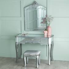 Dressing mirror & drawers by lamb. Urban Deco Tiffany French Mirrored Dressing Table