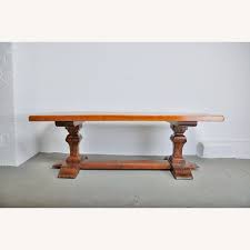 French oaks (quercus robur, q. Antique French Country Oak Trestle Dining Table Aptdeco