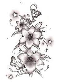 Styles Inspiration Lily Flower Tattoos Lily Tattoo Larkspur Tattoo Lily Tattoo Design