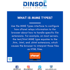 Use The Mime Types Interface To Configure How Cpanel Relays Information To The Browser About How To Handle Specific File Extensions Fo In 2020 Cpanel Browser Text