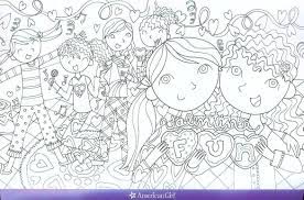 Printable reading animal coloring pages. American Girl Doll Coloring Pages To Print