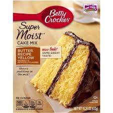 Betty Crocker Supermoist Cake Mix Butter Recipe Yellow 15 25 Ounce Pack Of 6 Betty Crocker Baki Cake Mix Cinnamon Rolls Pineapple Upside Down Cake Cake Mix