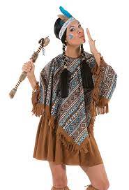 Dieses und weitere tolle kostüme auf bierbong.de kaufen! Nahanleitung Poncho Fur Indianer Buttinette Karneval Shop