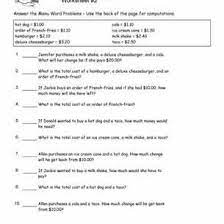 Free, printable data management math worksheets for students to practice concepts related to graphing and charting. Math Word Problem Worksheets For Second Graders