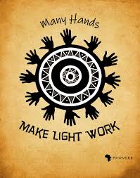 Many Hands Make Light Work How To Make Light Proverbs Handmade