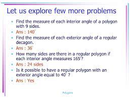 Sum of all the interior angles of a polygon is equal to the product of a straight angle and two less than the number of sides of the polygon. Each Of The Interior Angles Of A Regular Polygon Is 140 Calculate The Sum Of All The Interior Angles Of The Polygon Nonagon Wikipedia Therefore The Sum Of The Interior