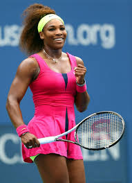 When She Gave Us Illusion Slits In Her Neon Pink Dress At The 2012 Us Open Tennis Players Female Serena Williams Tennis Professional Tennis Players